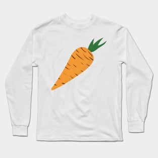 Fresh carrot cartoon style. Long Sleeve T-Shirt